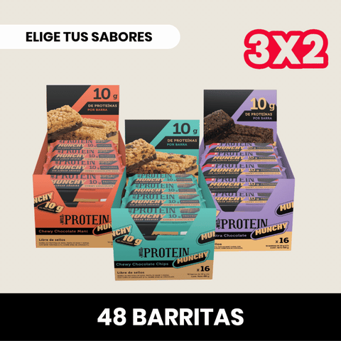 Pack 3 x Munchy Wild Protein ELIGE TU SABOR
