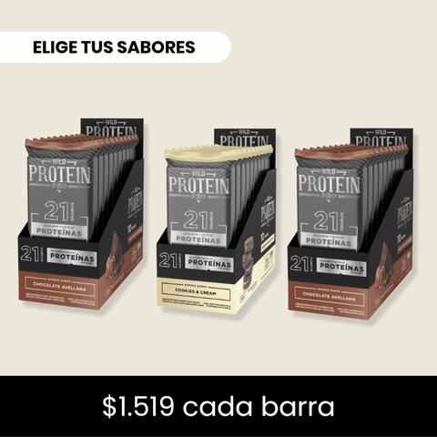 Pack x 30 Barritas Wild Protein Pro ELIGE TU SABOR