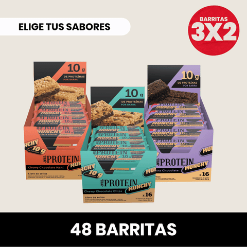 Pack 3 x Munchy Wild Protein ELIGE TU SABOR