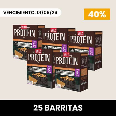 Pack 5 x Barritas Wild Protein ELIGE TU SABOR