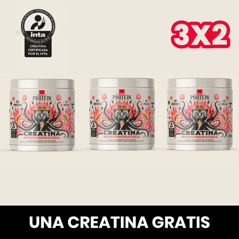 Pack 3 x Creatina Monohidratada 500g