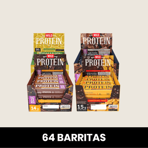 Pack 4 x Barritas Wild Protein ELIGE TU SABOR