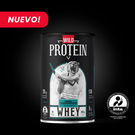 Wild Protein Whey Sabor Cookies & Cream 653 g