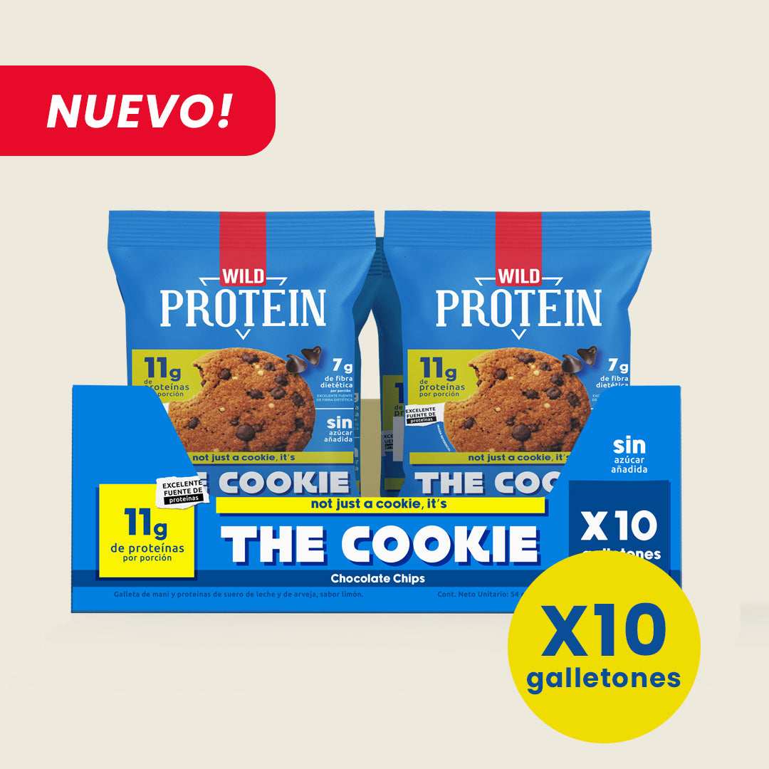 Wild Protein The Cookie Chocolate Chips 10 unidades