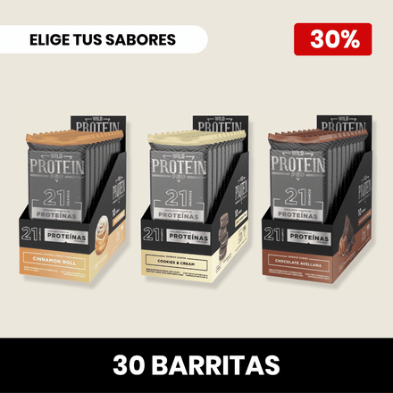 Pack 3 x Barritas Wild Protein Pro ELIGE TU SABOR