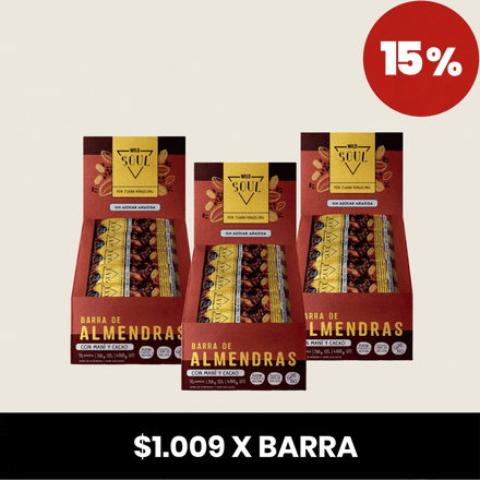 Pack x 3  Barra Frutos Secos ELIGE TU SABOR