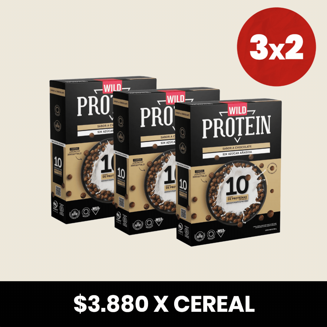 Pack x 3 Wild Protein Cereal ELIGE TU SABOR