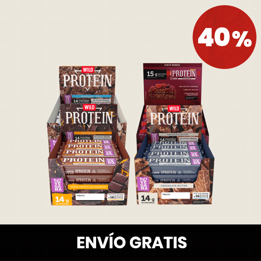 Pack x 64 Barritas Wild Protein SABORES SELECCIONADOS