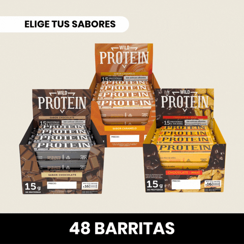 Pack 3 x Barritas Wild Protein ELIGE TU SABOR
