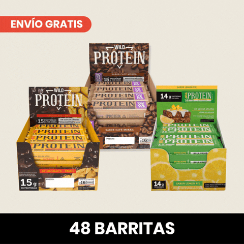 Pack 3 x Barritas Wild Protein ELIGE TU SABOR