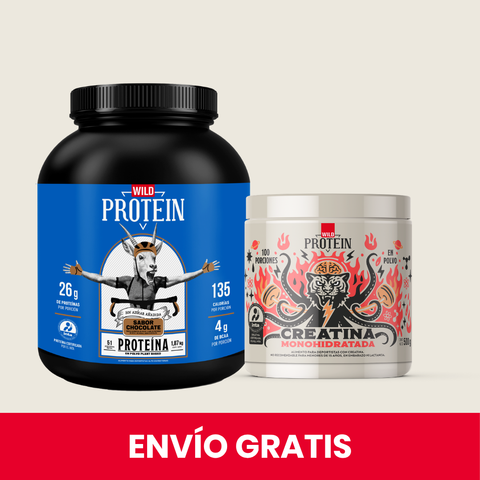 Pack Proteína en polvo sabor Chocolate + Creatina 500g