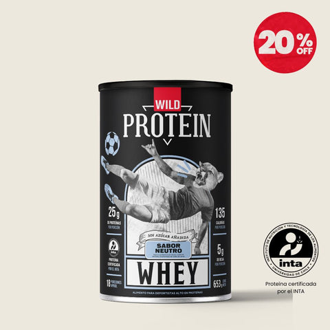 Wild Protein Whey Sabor Neutro 653 g