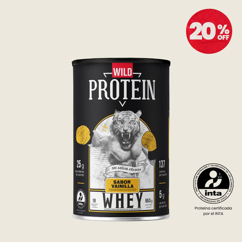 Wild Protein Whey Sabor Vainilla 653 g