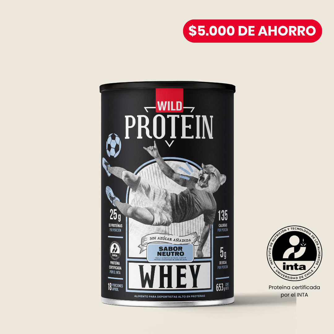 Wild Protein Whey Sabor Neutro 653 g