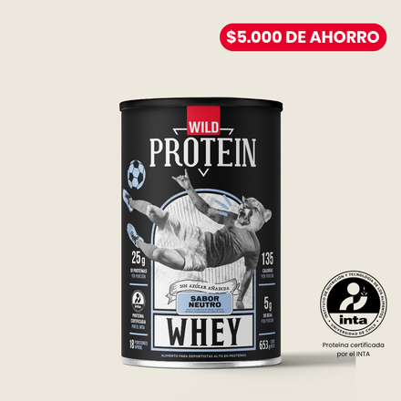 Wild Protein Whey Sabor Neutro 653 g