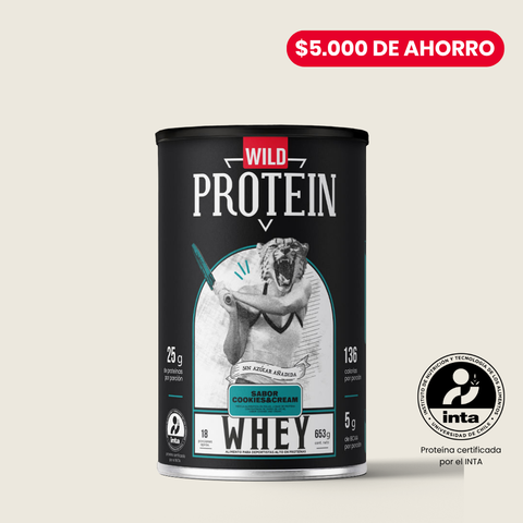 Wild Protein Whey Sabor Cookies & Cream 653 g