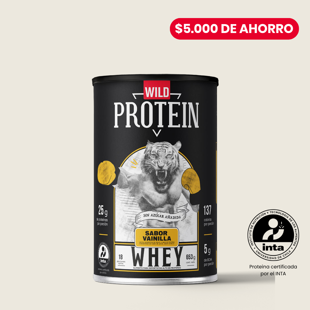 Wild Protein Whey Sabor Vainilla 653 g