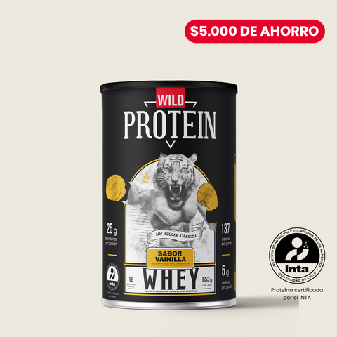 Wild Protein Whey Sabor Vainilla 653 g
