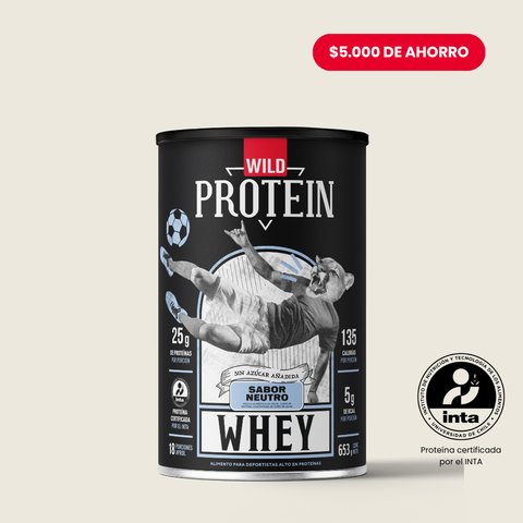 Wild Protein Whey Sabor Neutro 653 g
