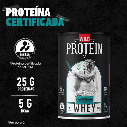 Wild Protein Whey Sabor Cookies & Cream 653 g