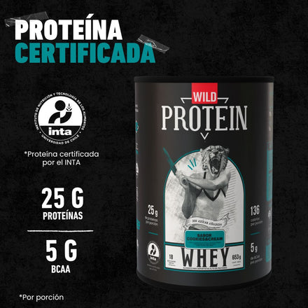 Wild Protein Whey Sabor Cookies & Cream 653 g