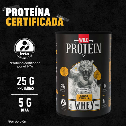 Wild Protein Whey Sabor Vainilla 653 g