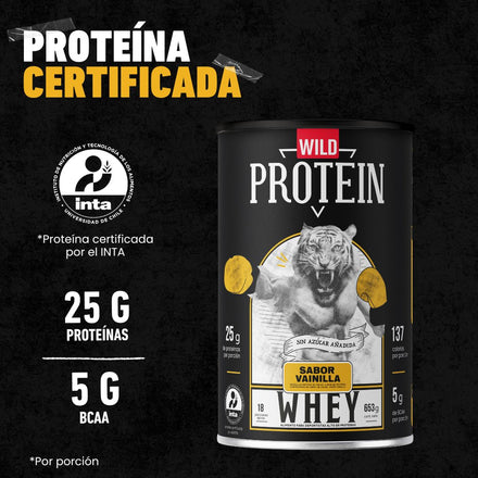 Wild Protein Whey Sabor Vainilla 653 g