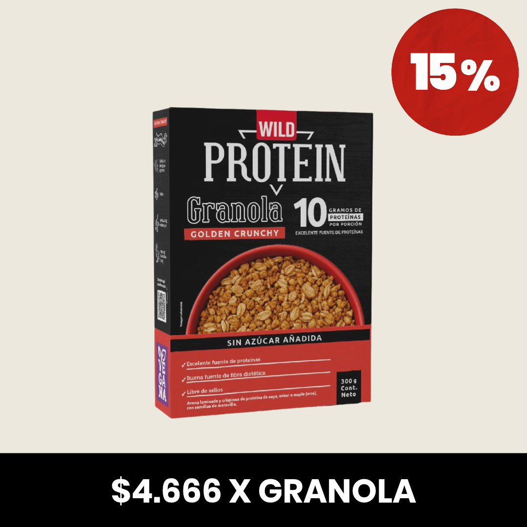 Wild Protein Granola Golden 300 g