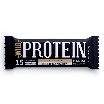 Barrita sabor chocolate 16 unidades Wild Protein