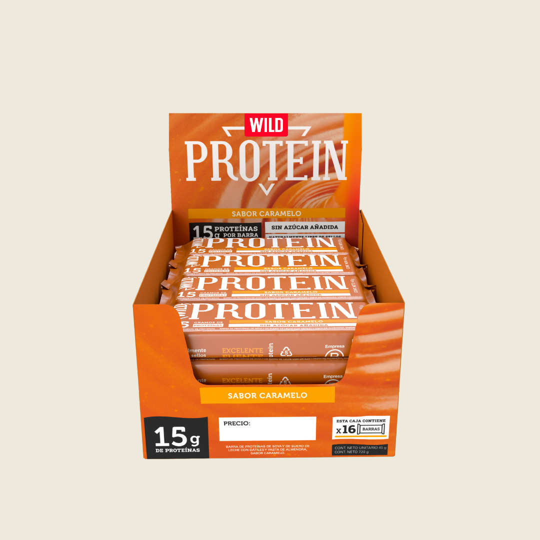 Wild Protein Caramelo 16 unidades
