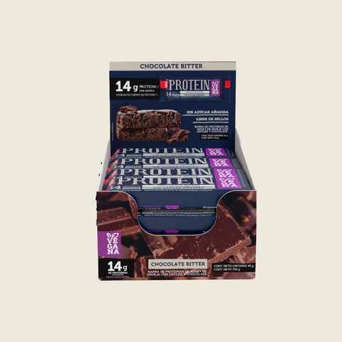Wild Protein Vegana Chocolate Bitter 16 unidades
