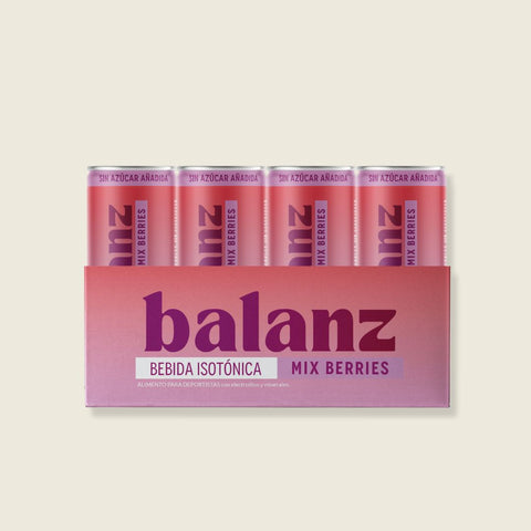 Bebida Isotónica Balanz Mix Berries 330 ml 12 unidades
