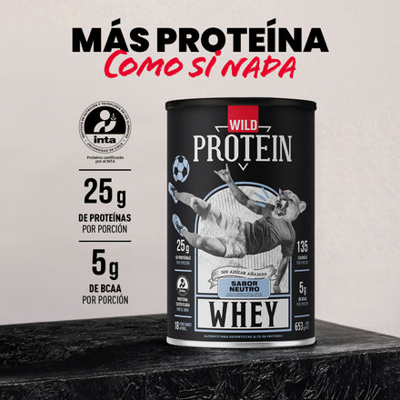 Wild Protein Whey Sabor Neutro 653 g