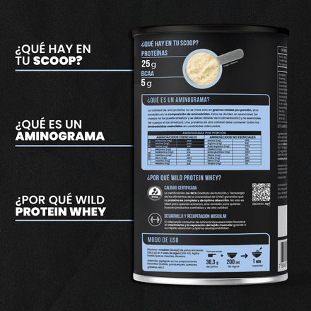 Wild Protein Whey Sabor Neutro 653 g