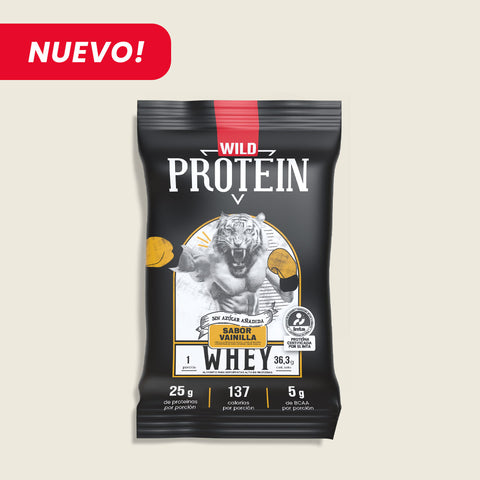 Sachet Wild Protein Whey Sabor Vainilla 36,3g