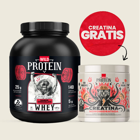 Pack Whey Protein 1,87 Chocolate + Creatina 500g GRATIS