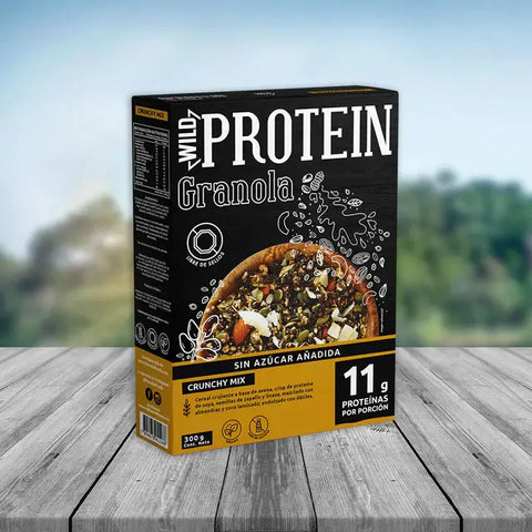 Granola mix crunchy wild protein