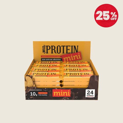 Wild Protein Mini Chocolate Maní 24 unidades