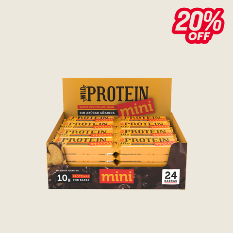 Wild Protein Mini Chocolate Maní 24 unidades