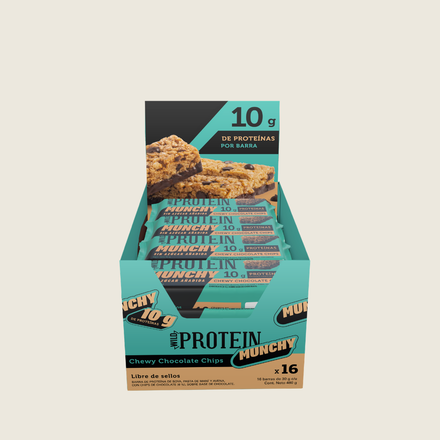 Wild Protein Munchy Chocolate Chips 16 unidades