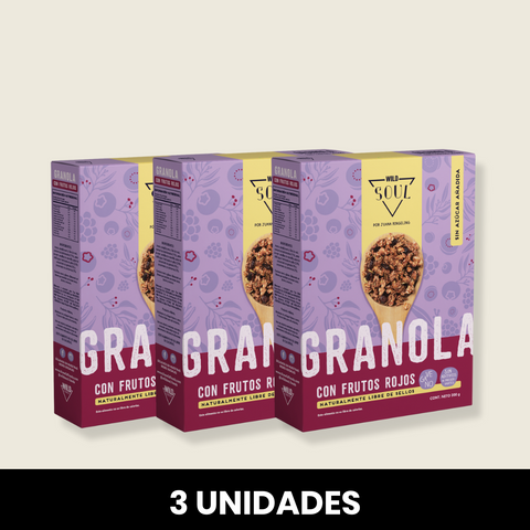 Pack Granola Frutos Rojos