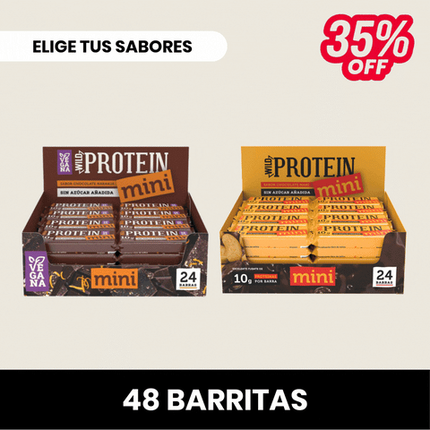 Pack 2 x Barritas Wild Protein Mini ELIGE TU SABOR