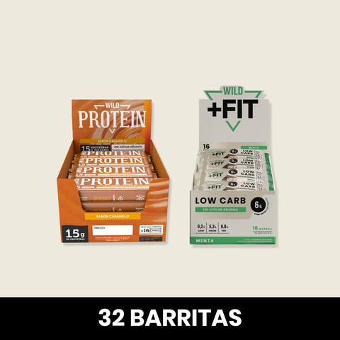 Pack Wild Fit Menta + Wild Protein Caramelo