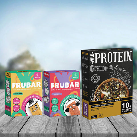 Pack Frubar + Wild Protein Granola Crunchy