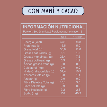 Pack x 3  Barra Frutos Secos ELIGE TU SABOR