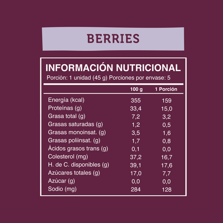 Wild Protein Berries 5 unidades