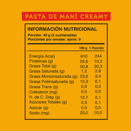 Mantequilla de Mani Creamy Wild Protein