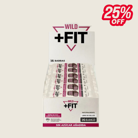 Wild Fit Coco Berries 16 unidades