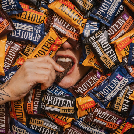 Wild Protein Mini Vegana Chocolate Naranja 24 unidades