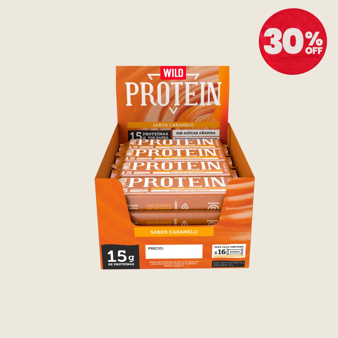 Wild Protein Caramelo 16 unidades